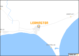map of Leamington