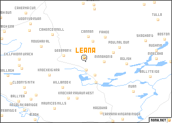 map of Leana