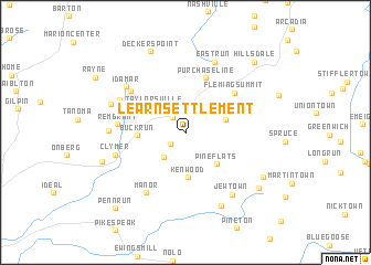 map of Learn Settlement