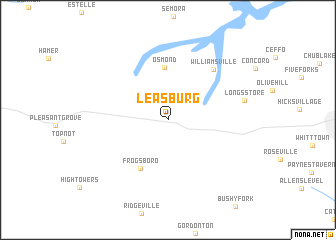 map of Leasburg