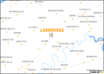 map of Lea Springs