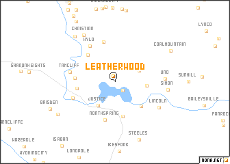 map of Leatherwood