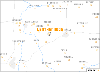 map of Leatherwood