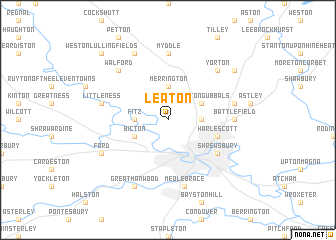 map of Leaton