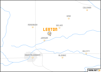 map of Leaton