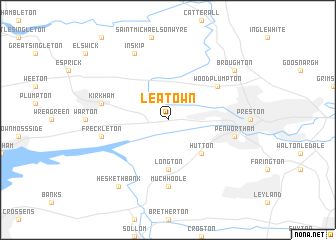 map of Lea Town