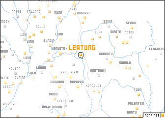 map of Leatung