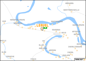 map of Leavel