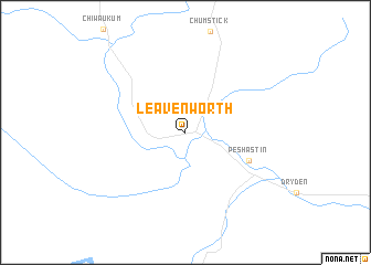 map of Leavenworth