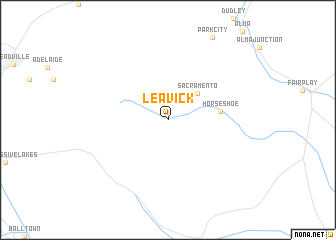 map of Leavick