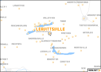 map of Leavittsville