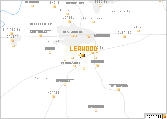 map of Leawood