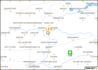 map of Lea