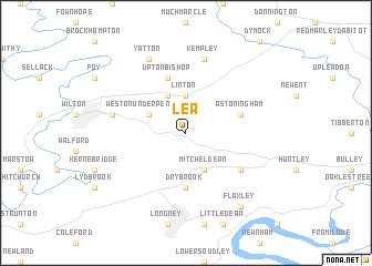 map of Lea