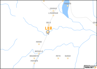 map of Léa