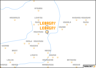 map of Lebagny