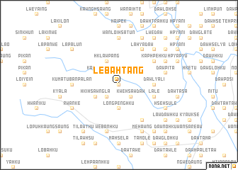 map of Lè-ba-htang