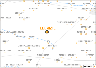 map of Le Baizil