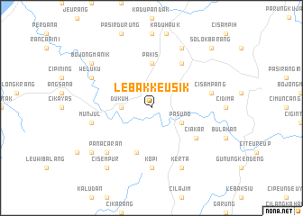 map of Lebakkeusik