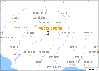 map of Lebaklarang