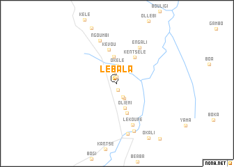 map of Lébala