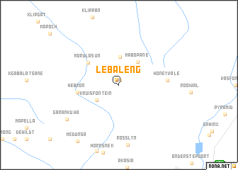 map of Lebaleng