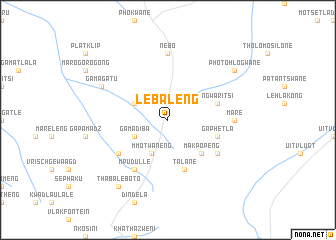 map of Lebaleng