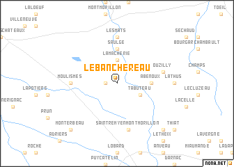 map of Le Banchereau