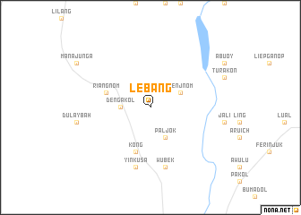 map of Lebang