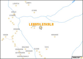 map of Lébani Lenkala