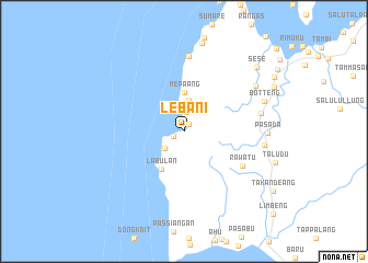 map of Lebani