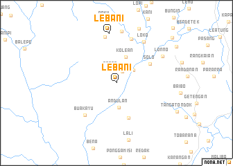 map of Lebani