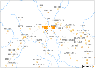 map of Lebannu