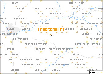 map of Le Bas Goulet