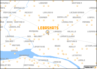 map of Le Bas Mats