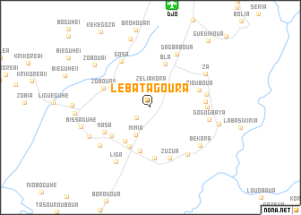 map of Léba Tagoura