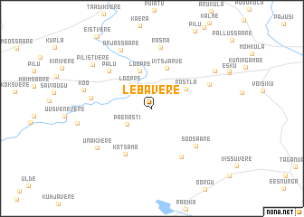 map of Lebavere