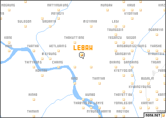 map of Lebaw