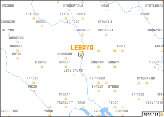 map of Lebaya