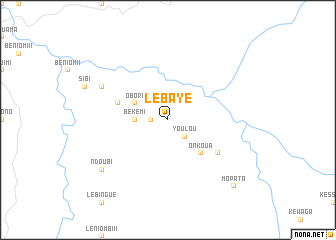 map of Lebaye