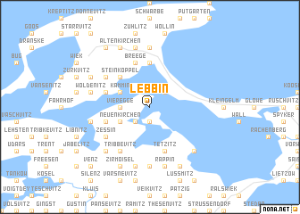 map of Lebbin