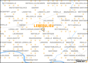 map of Le Beaulieu