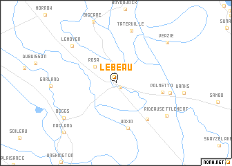 map of Lebeau