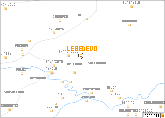 map of Lebedevo