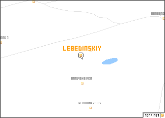 map of Lebedinskiy