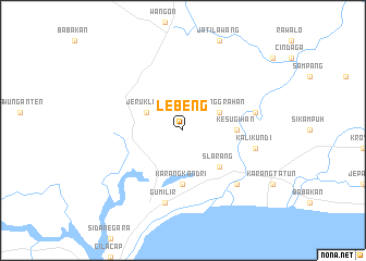 map of Lebeng