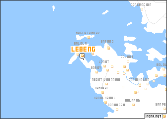map of Lebeng