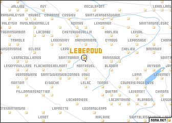 map of Le Béroud