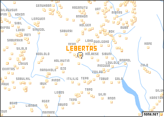 map of Lebertas