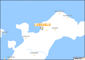 map of Lebewala